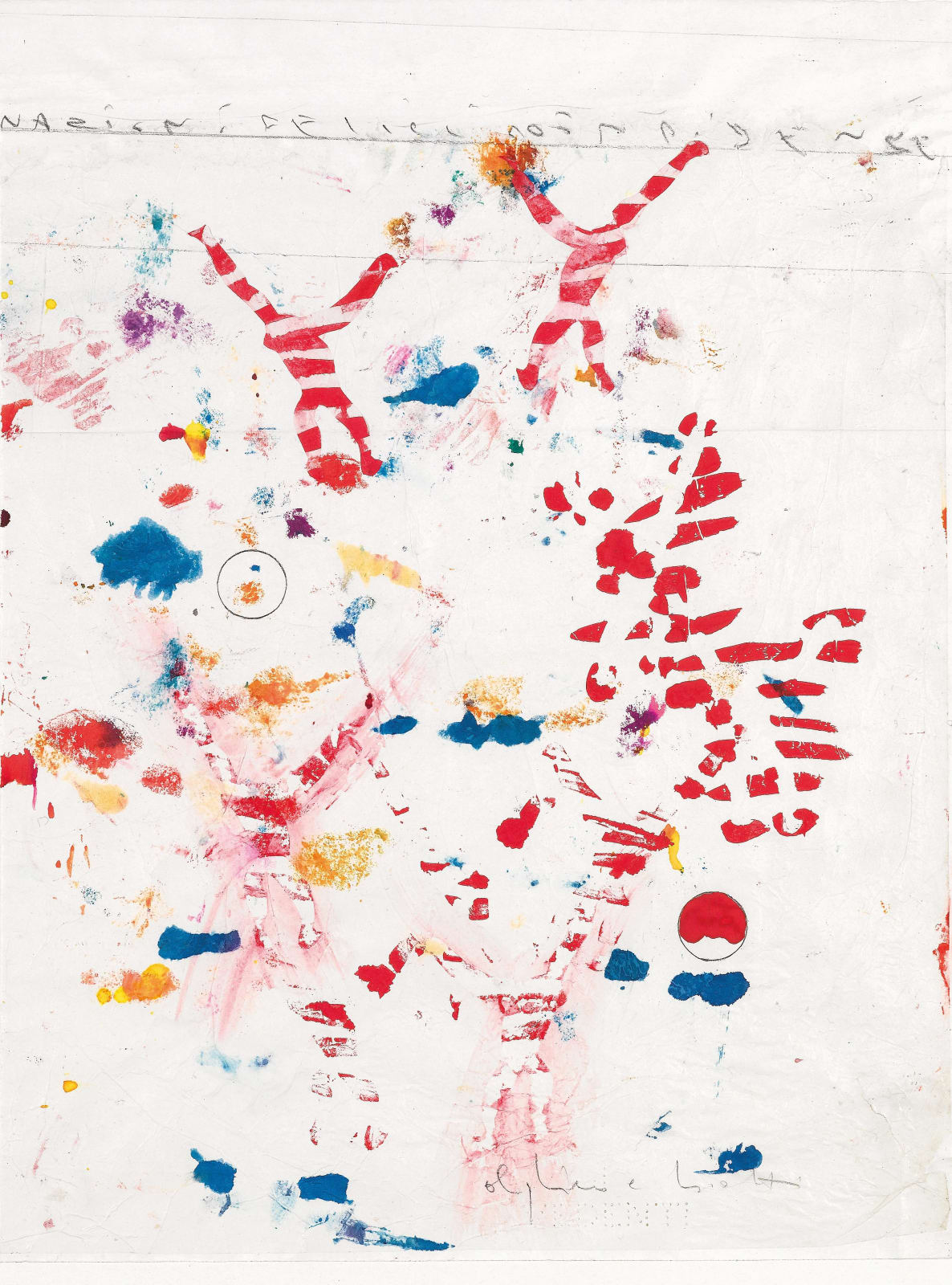 Alighiero Boetti, Nazioni Felici Coincidenze, 1986