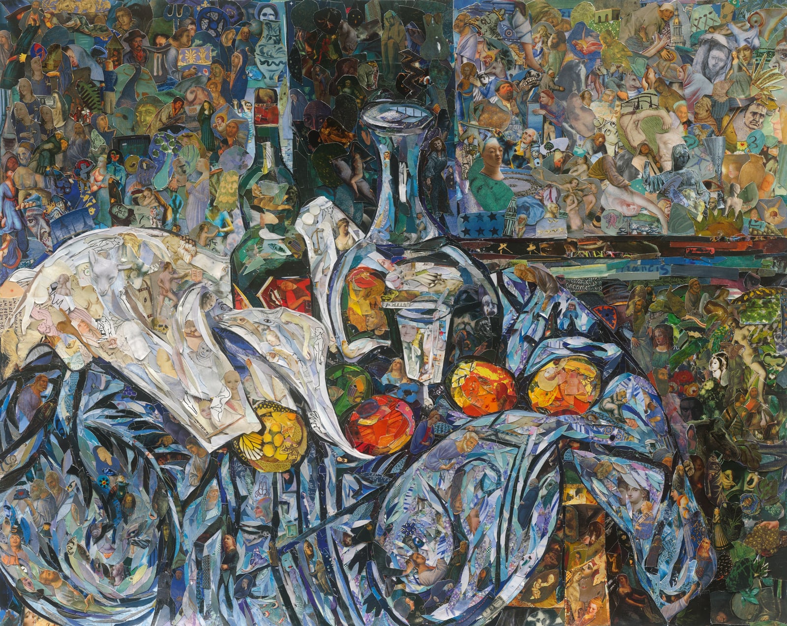 Vik Muniz, National Gallery of Art (The Peppermint Bottle, after Cézanne) (Repro), 2018