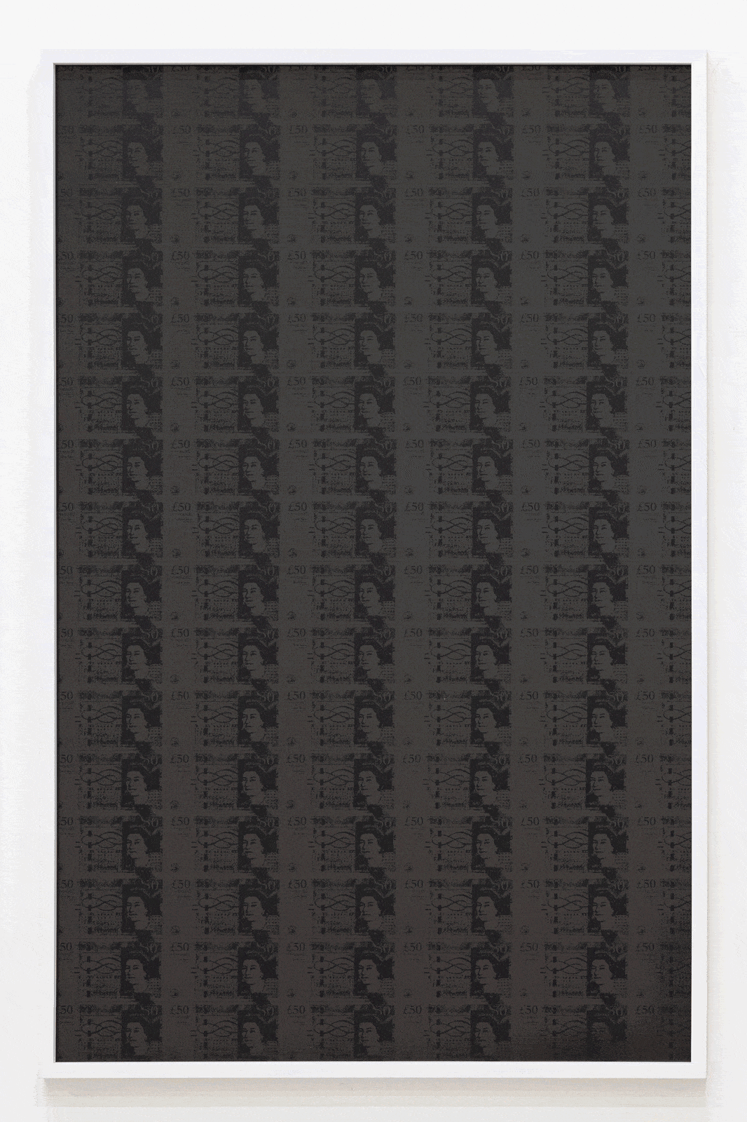 Hank Willis Thomas, 102 Fifty Pound Sterling (Black), 2019