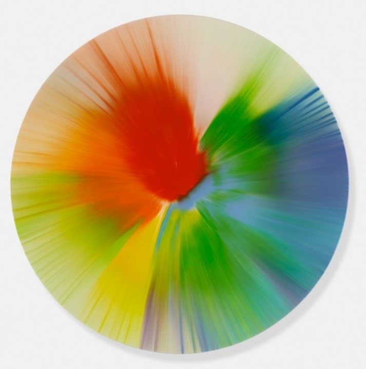 Damien Hirst, Beautiful Fart in a Japanese Garden Painting, 2002