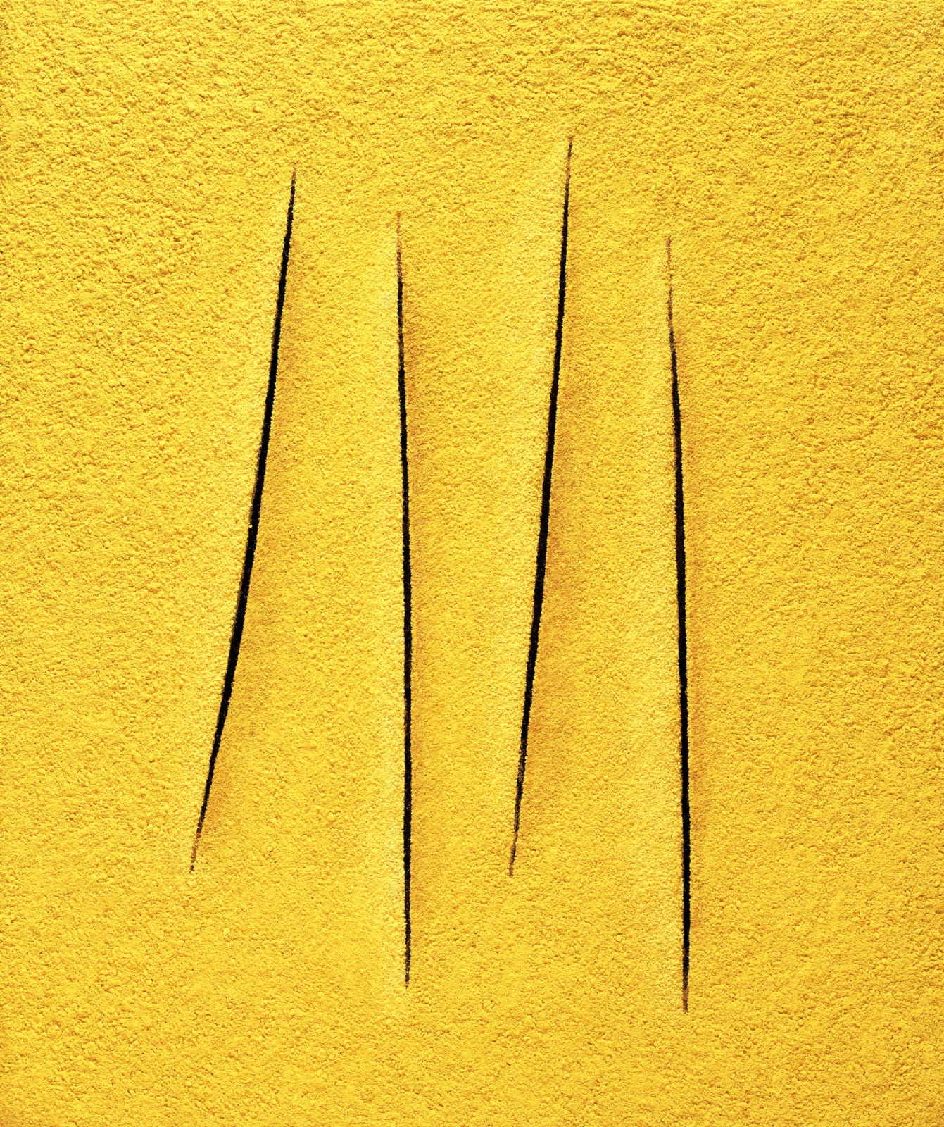 Vik Muniz, Spatial Concept, Attese, after Lucio Fontana (Pictures of Pigment), 2008