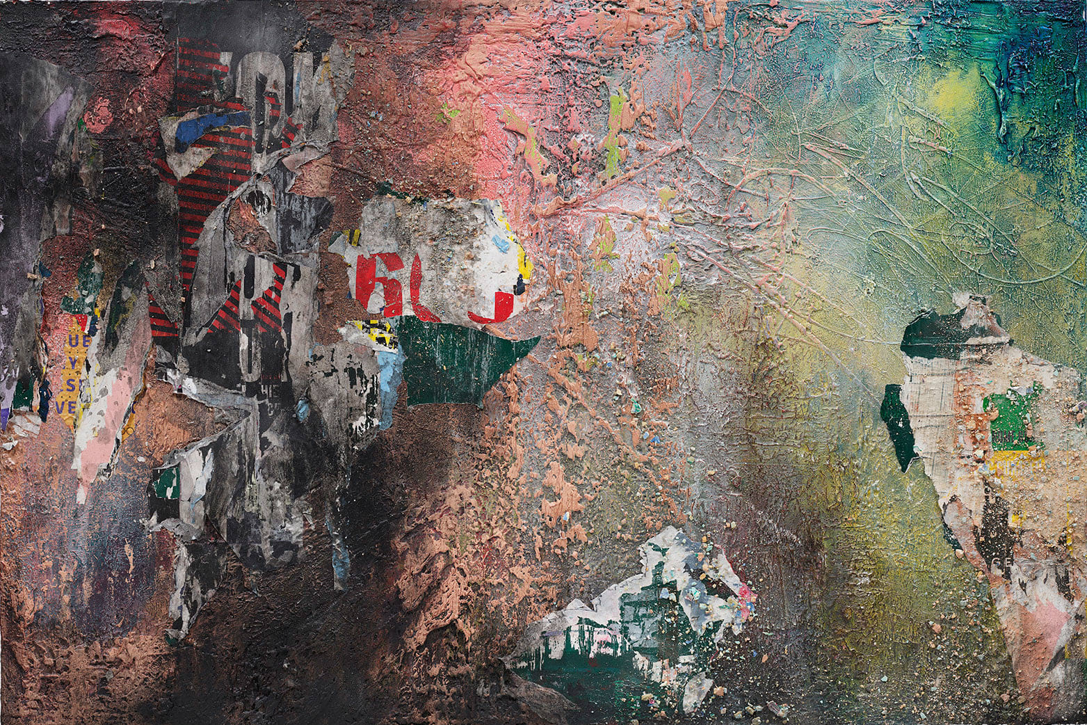 José Parlá, Forged Remembrance, 2018