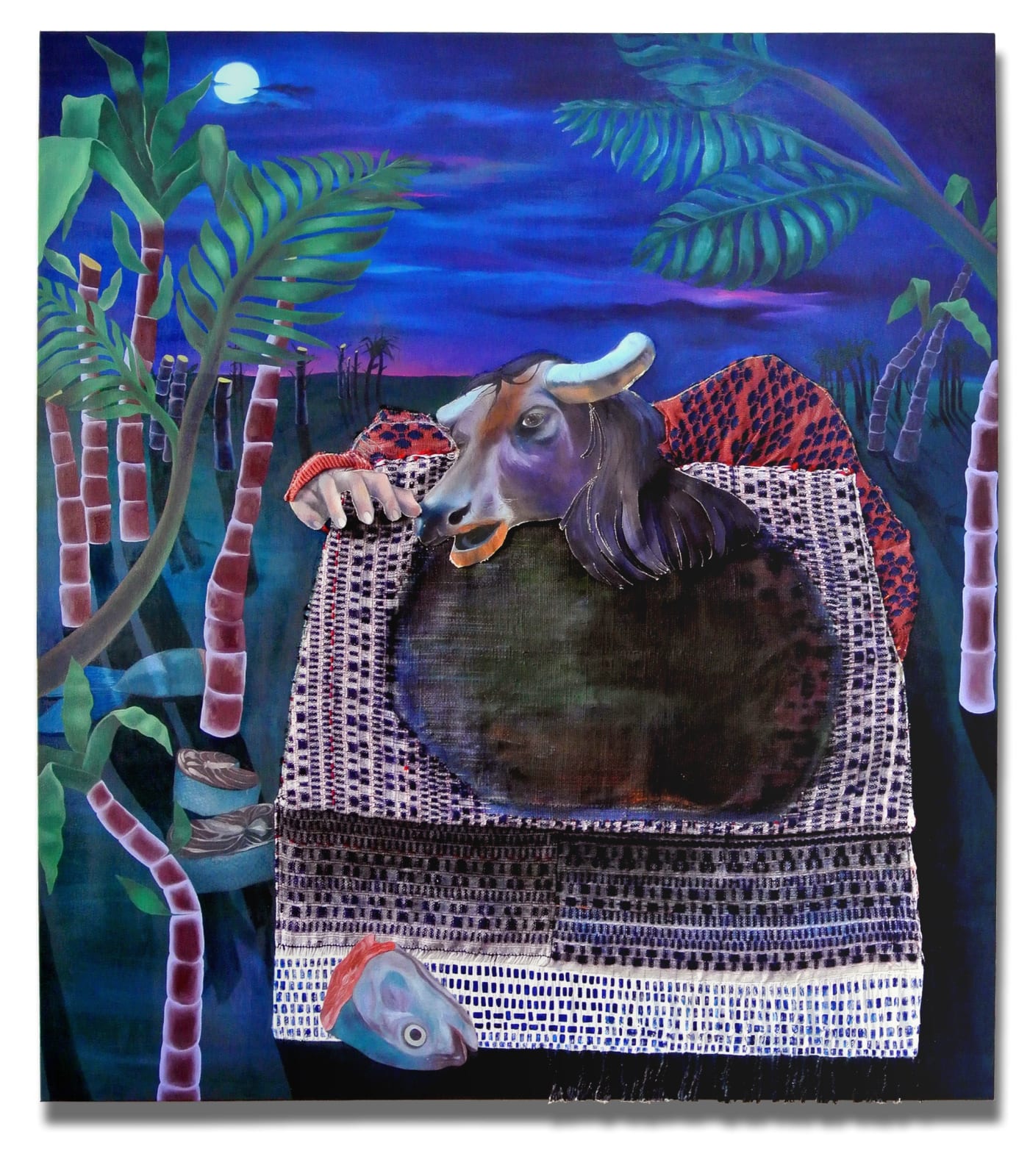Jeanne F. Jalandoni, Sugarcane Milkfish, 2022