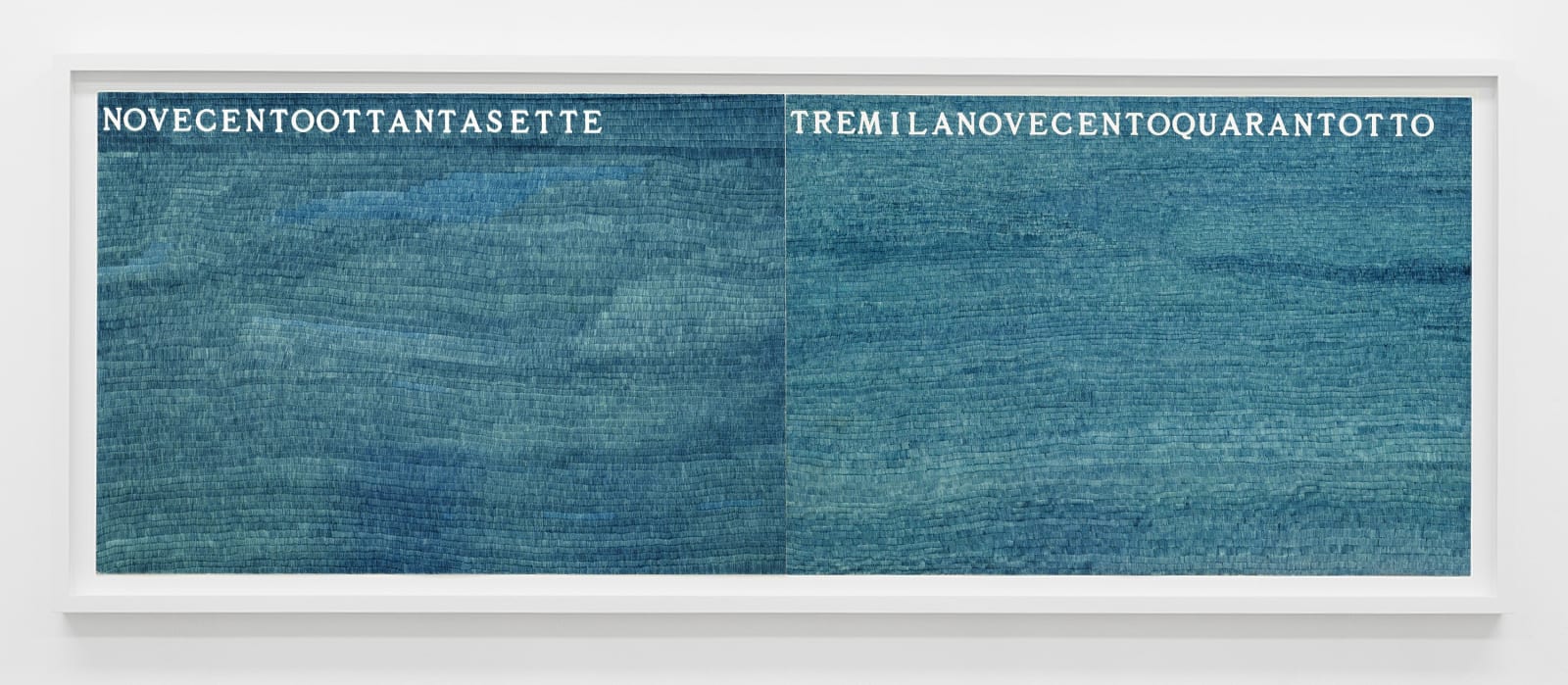 Alighiero Boetti, La Metà e il Doppio, 1974