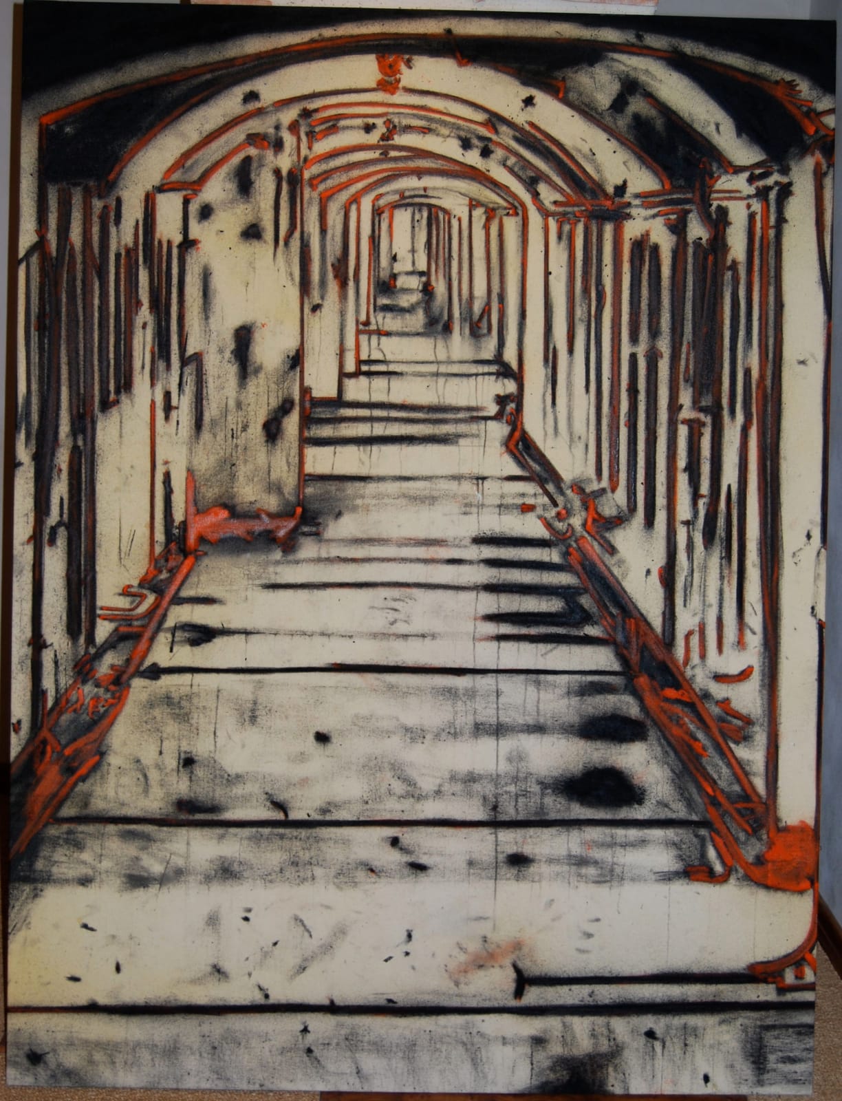 Tony Bevan, Corridor (PC 9610), 1996