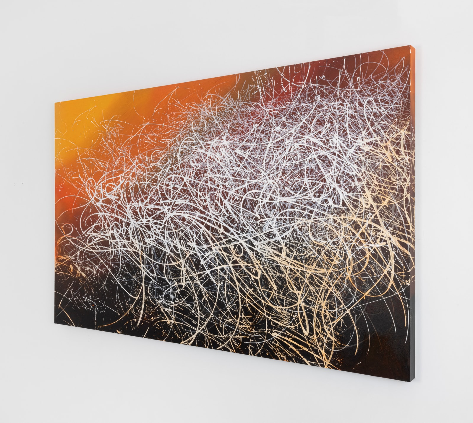 José Parlá, Seeing in Phosphene, 2023