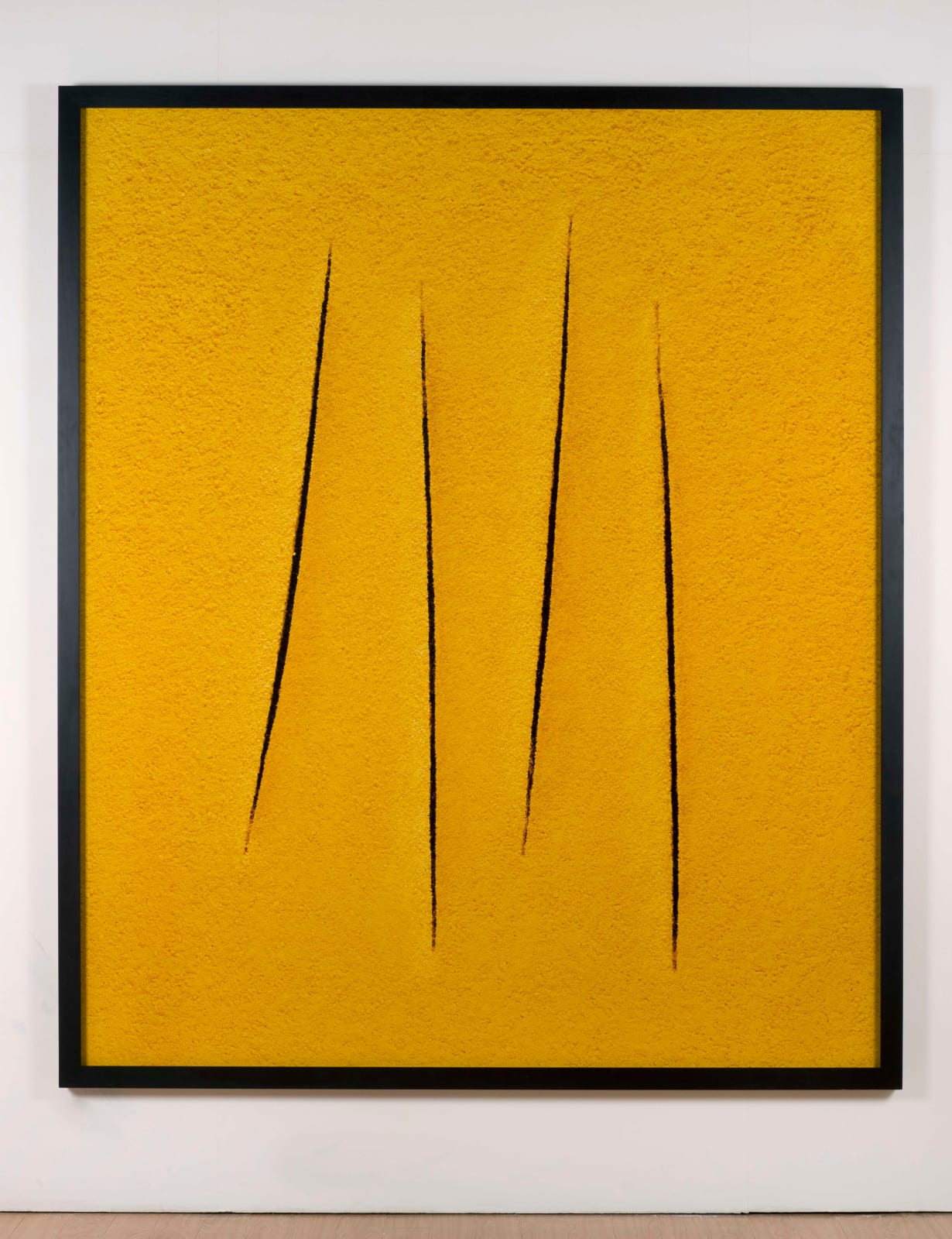 Vik Muniz, Spatial Concept, Attese, after Lucio Fontana (Pictures of Pigment), 2008