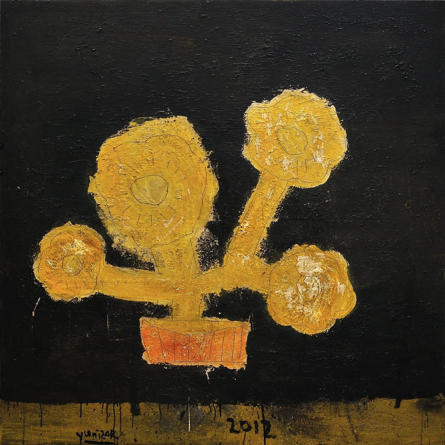 Yunizar, Bunga Kuning (Yellow Flower), 2012
