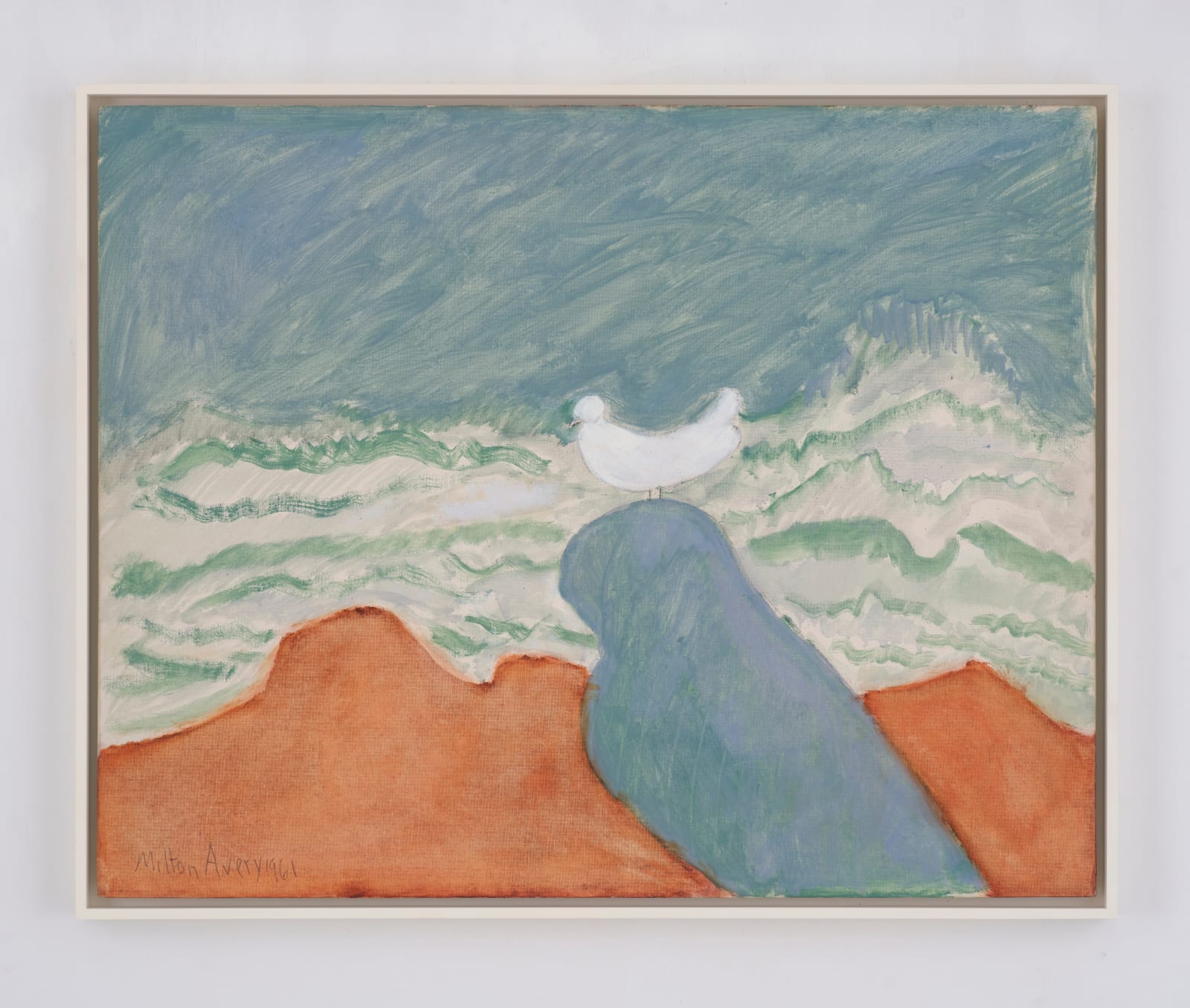 Milton Avery, Bird by Wild Sea, 1961