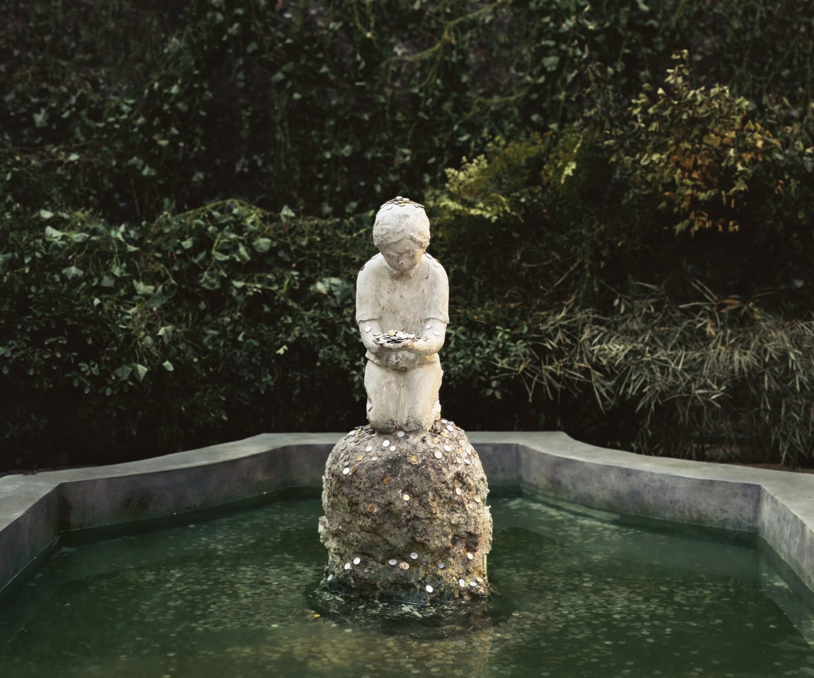 Chen Wei, A Boy in the Fountain Basin, 2012