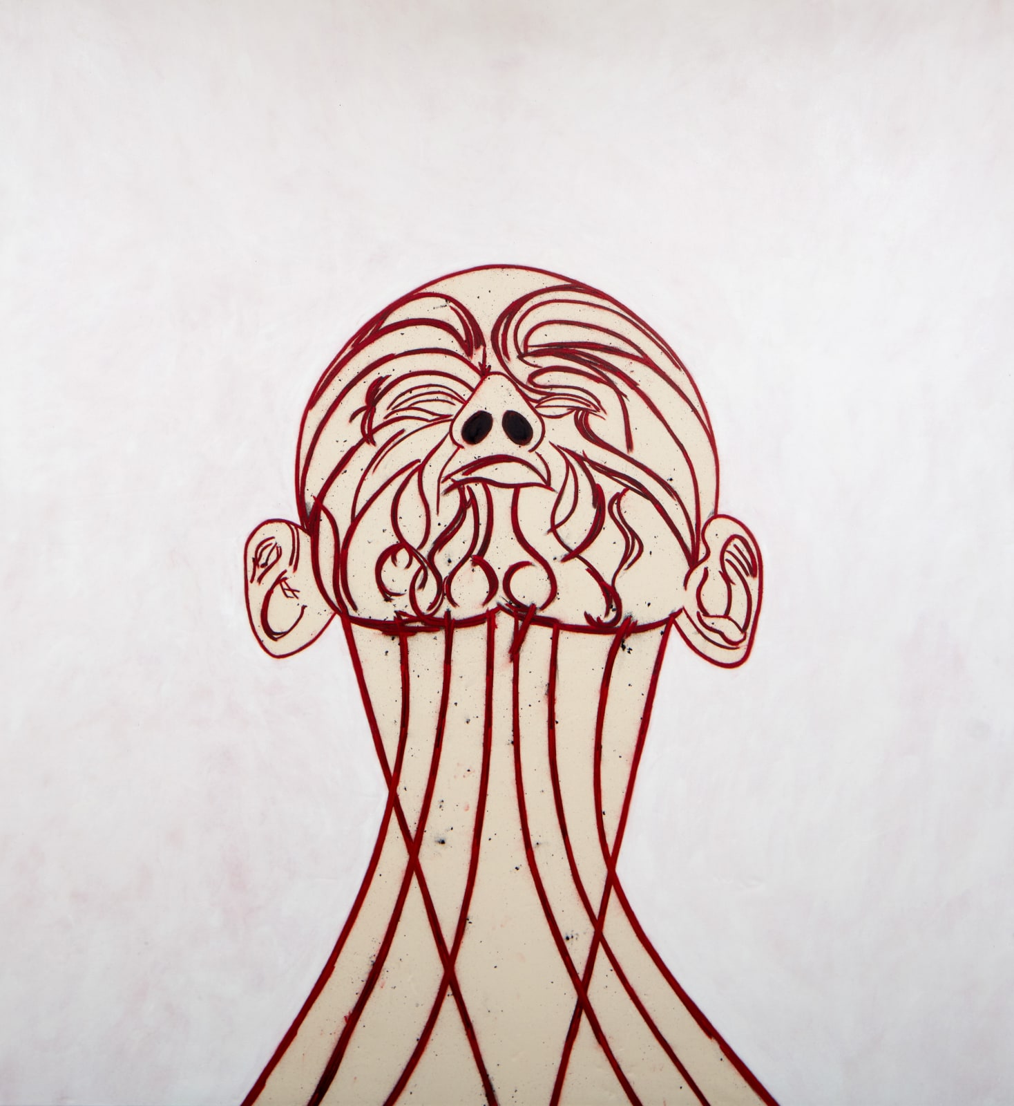 Tony Bevan, Self Portrait after Messerschmidt (PC106), 2010