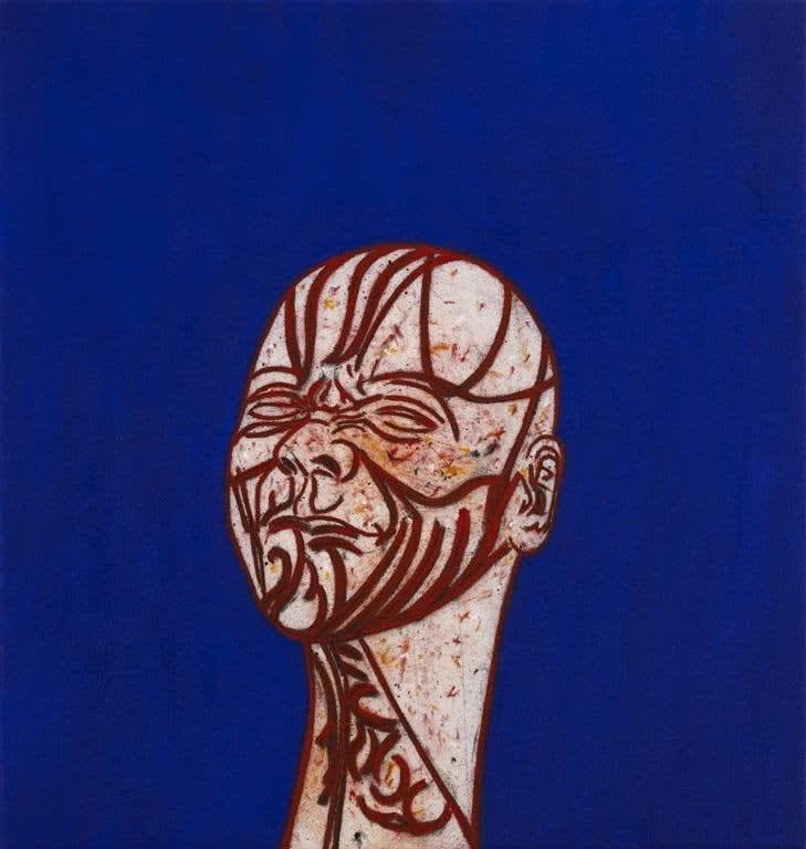 Tony Bevan, Self Portrait after Messerschmidt (PC105), 2010