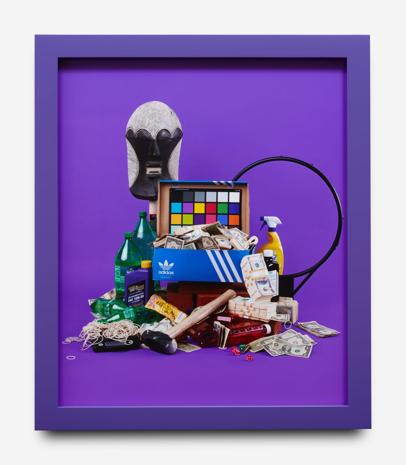 Awol Erizku, Purple Ape, 2017