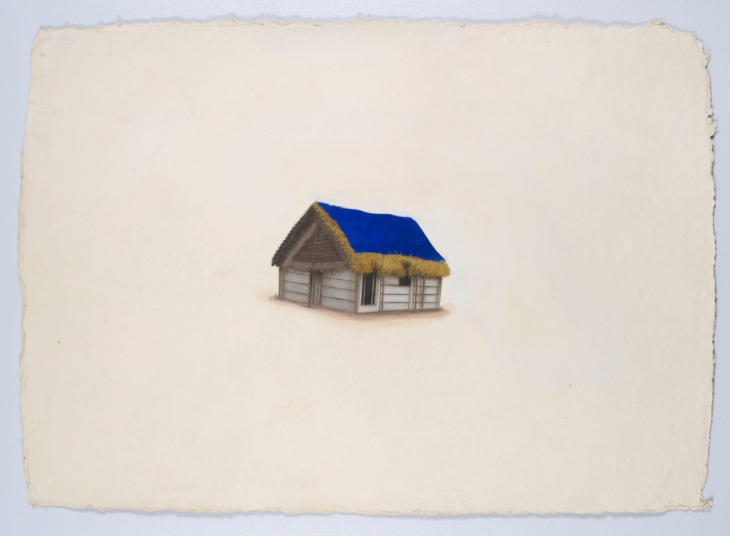 Desmond Lazaro, Blue and Golden House Painting, 2012