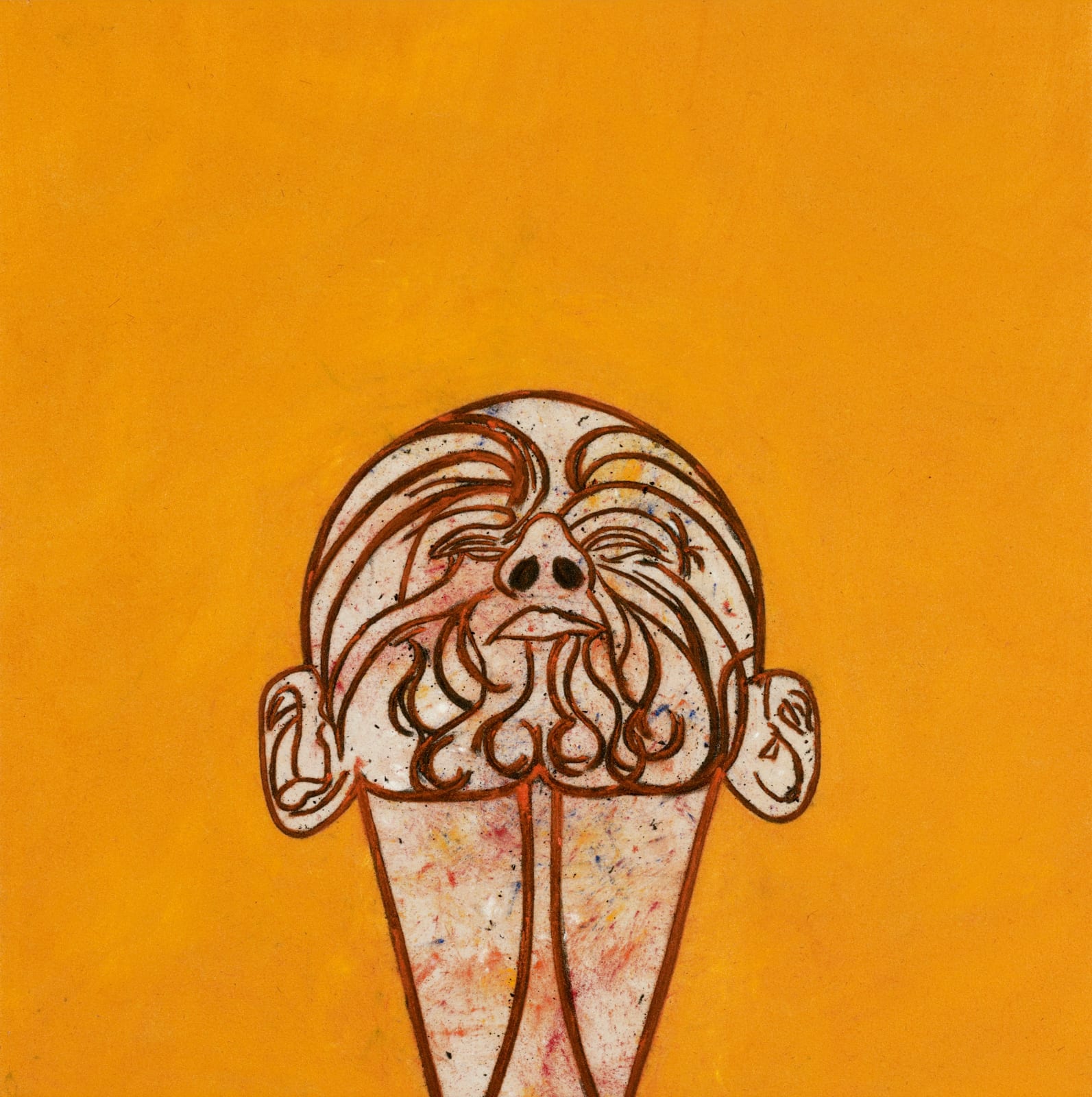 Tony Bevan, Self Portrait after Messerschmidt (PC107), 2010