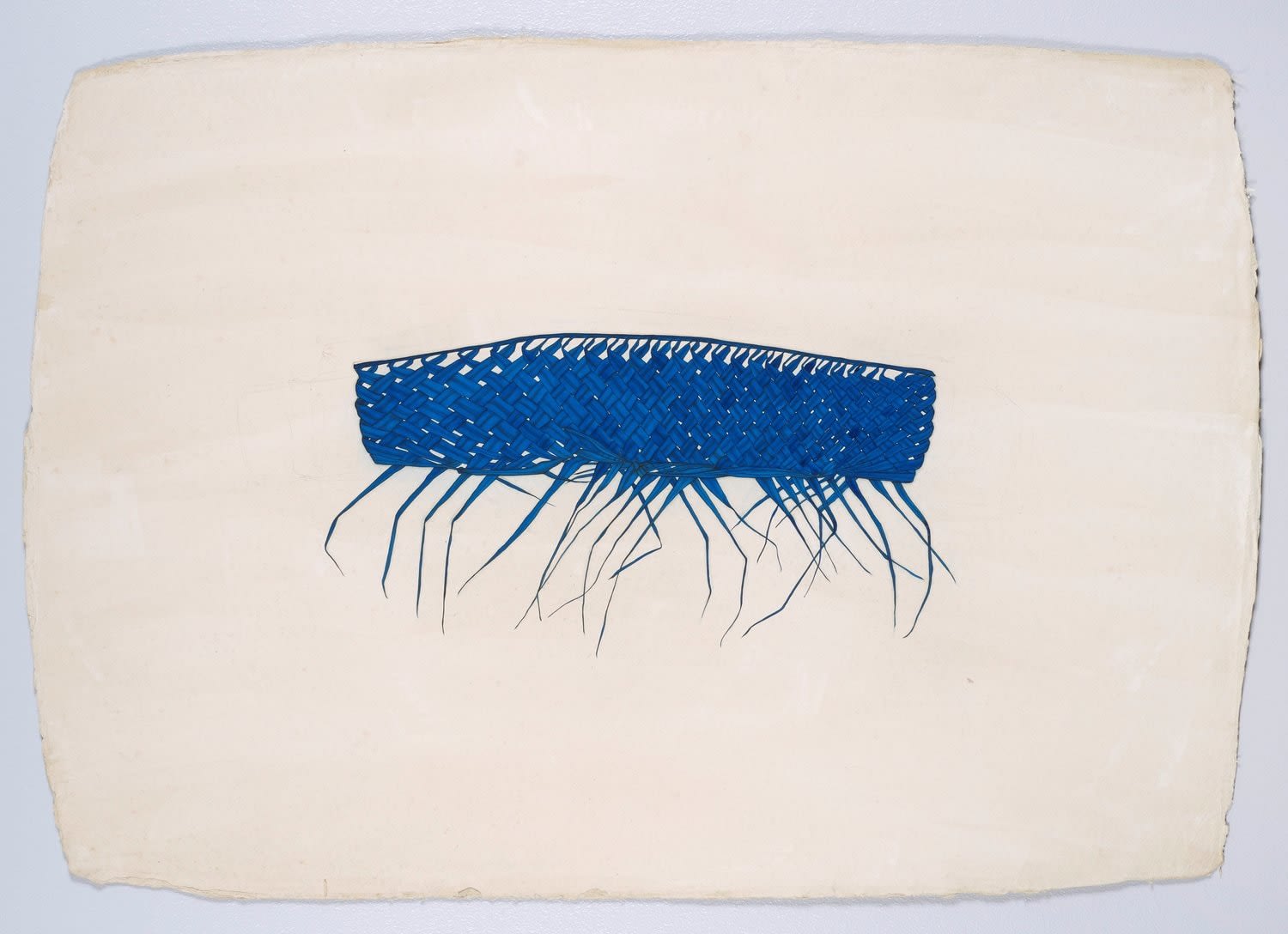 Desmond Lazaro, Blue Coconut Palm Leaf, 2012