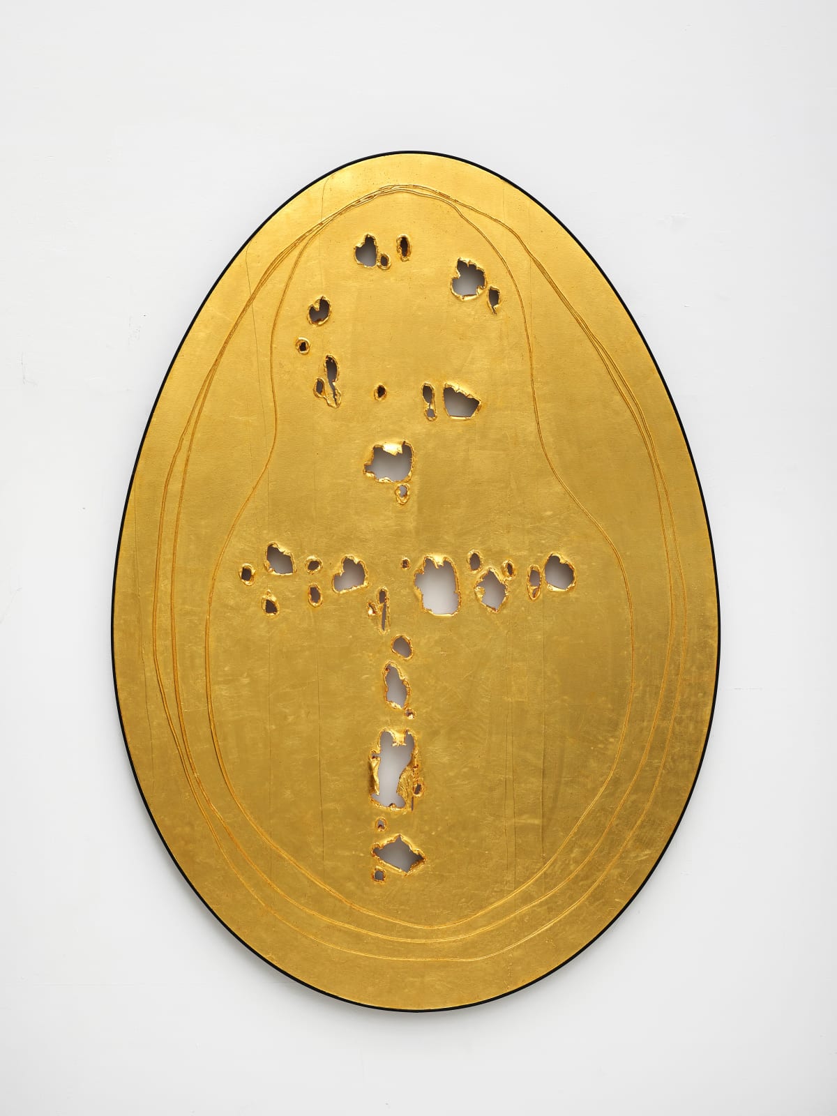 Gavin Turk, Holy Egg (Byzantine Gold), 2022