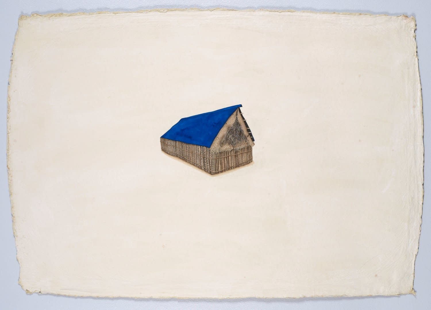 Desmond Lazaro, The Blue House Painting, 2012