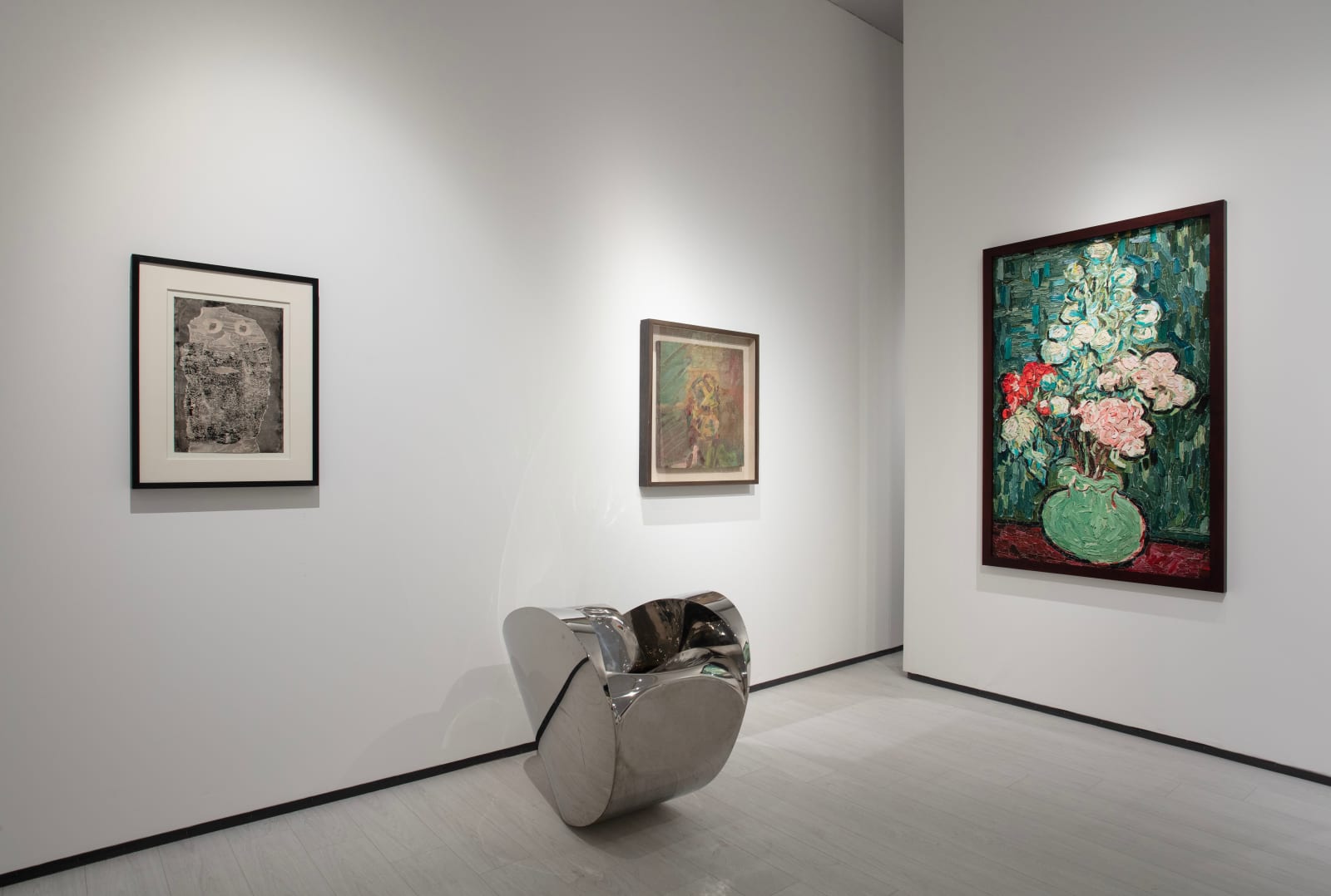 Vik Muniz, Vase of Flowers, after Vincent van Gogh (Brushstrokes), 2024