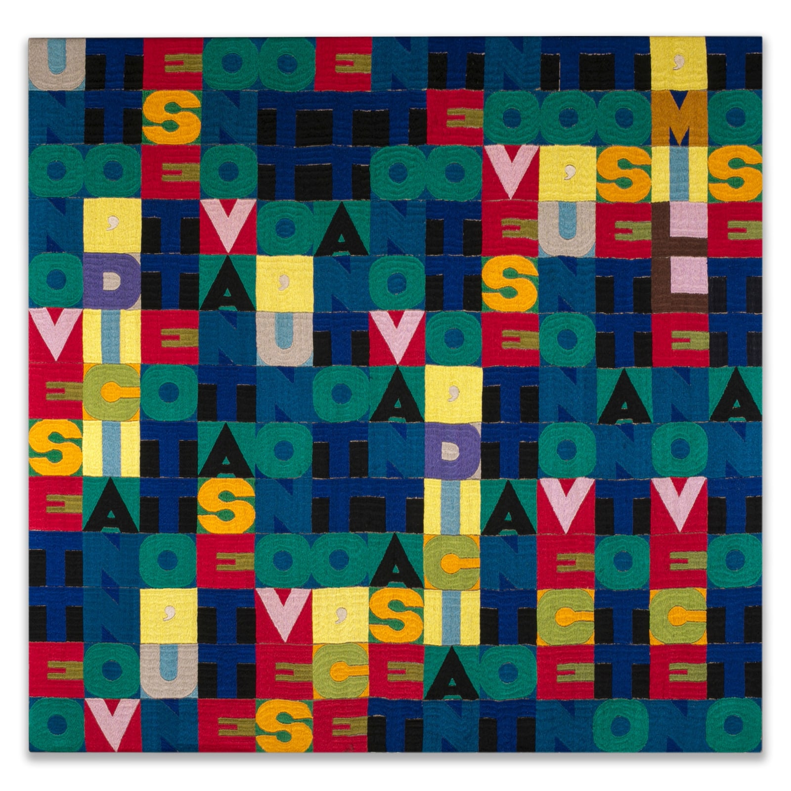 Alighiero Boetti, Senza Titolo (Uno Nove Sette Otto), 1978