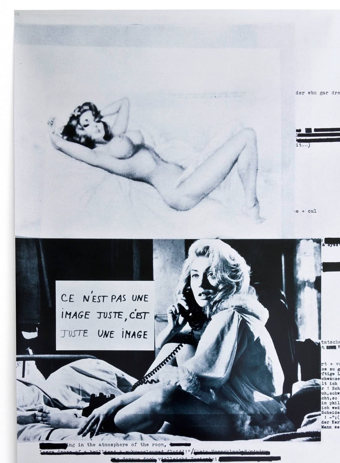 Astrid Klein, Ce n’est pas une image juste ... From the series: 'Broken Heart', 1980