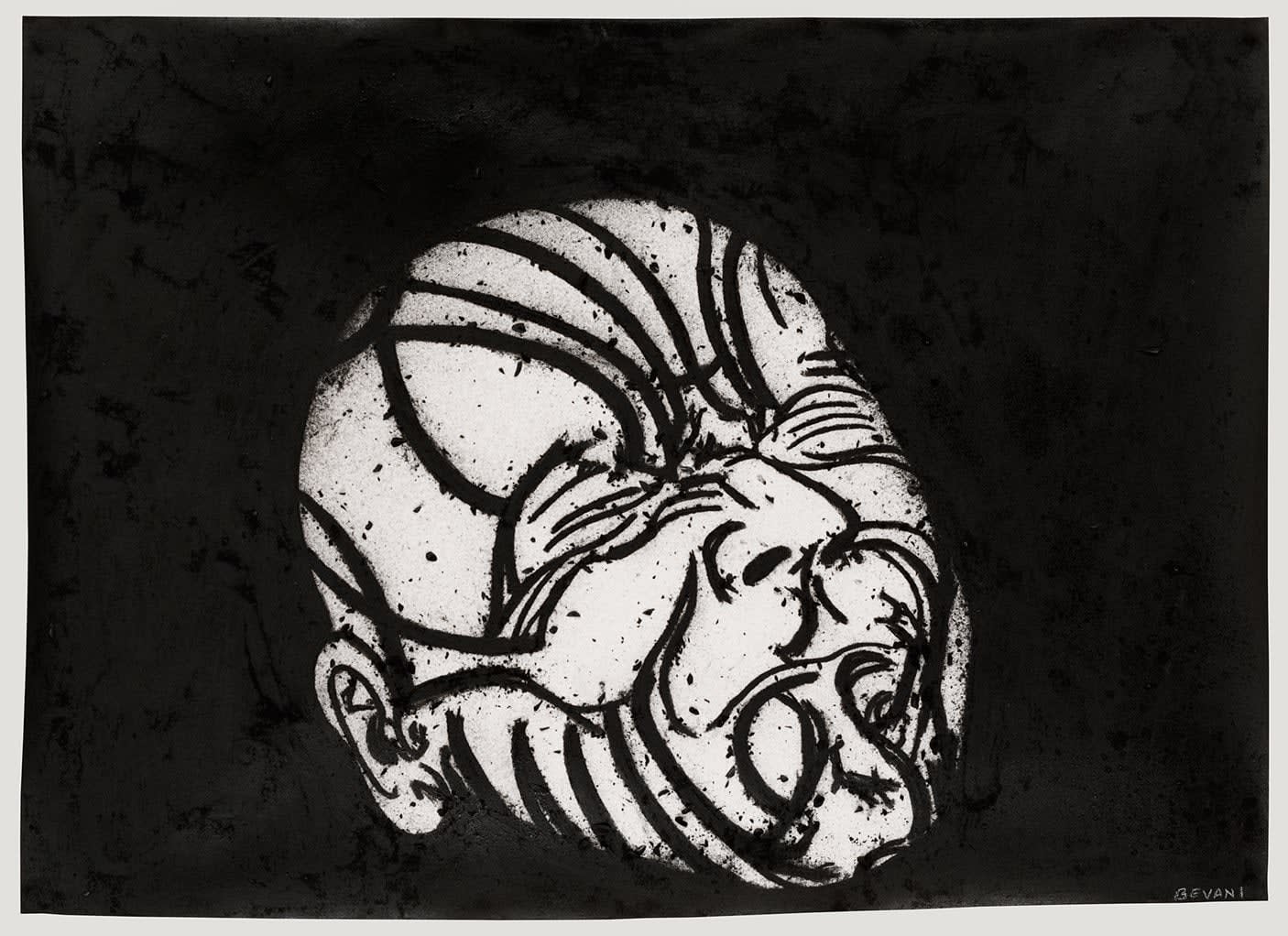 Tony Bevan, Self Portrait after Messerschmidt, 2010