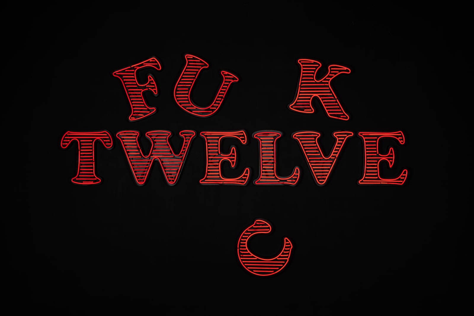 Awol Erizku, Fuck Twelve, 2018