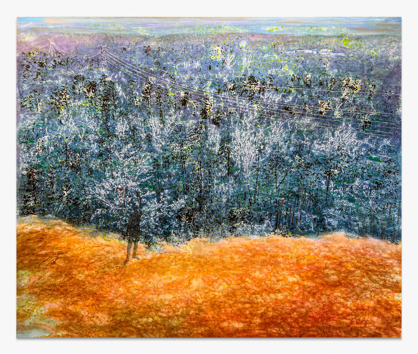 Ena Swansea, red clay cliff, 2022