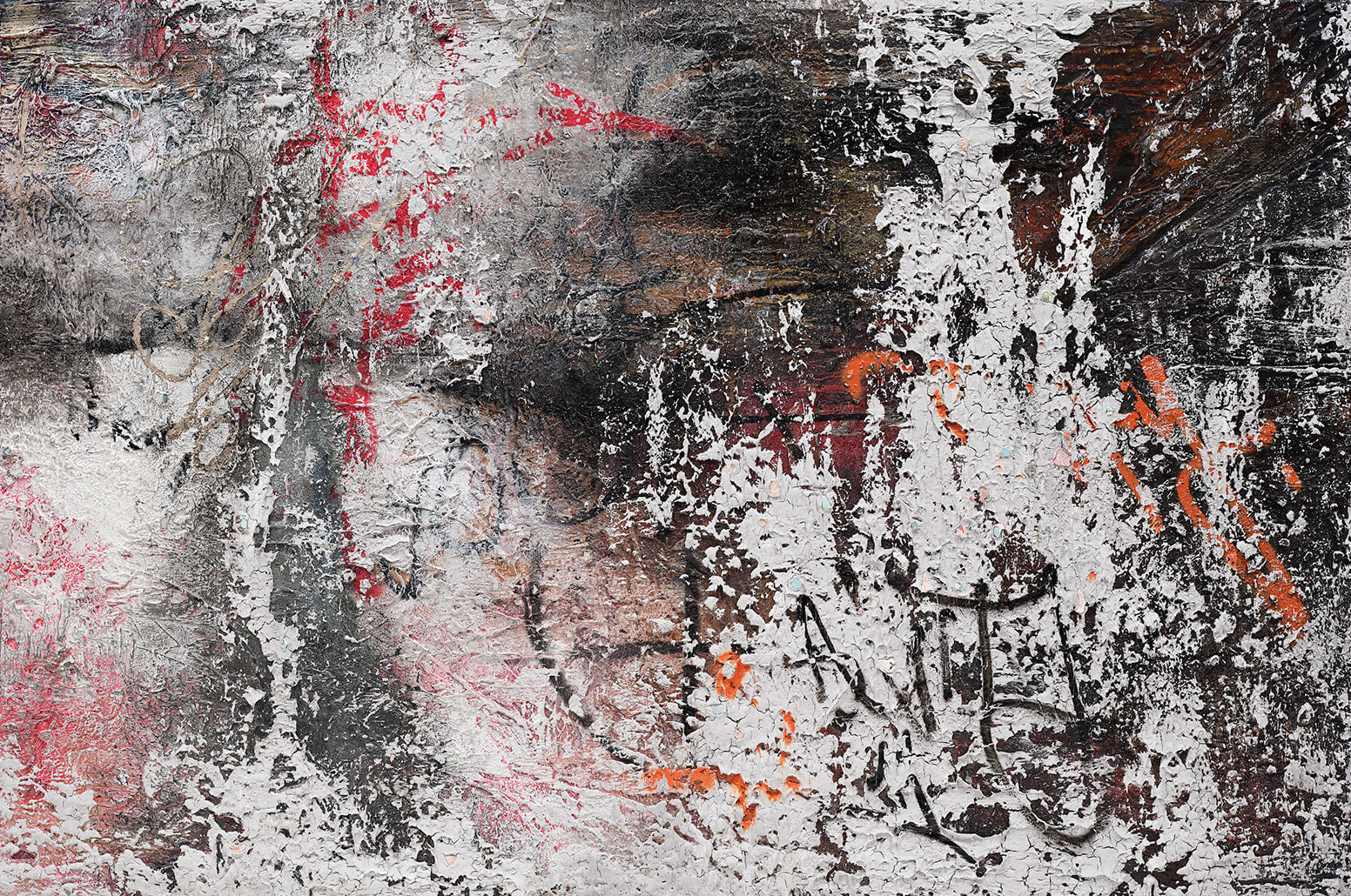 José Parlá, Psychic Forms, 2018