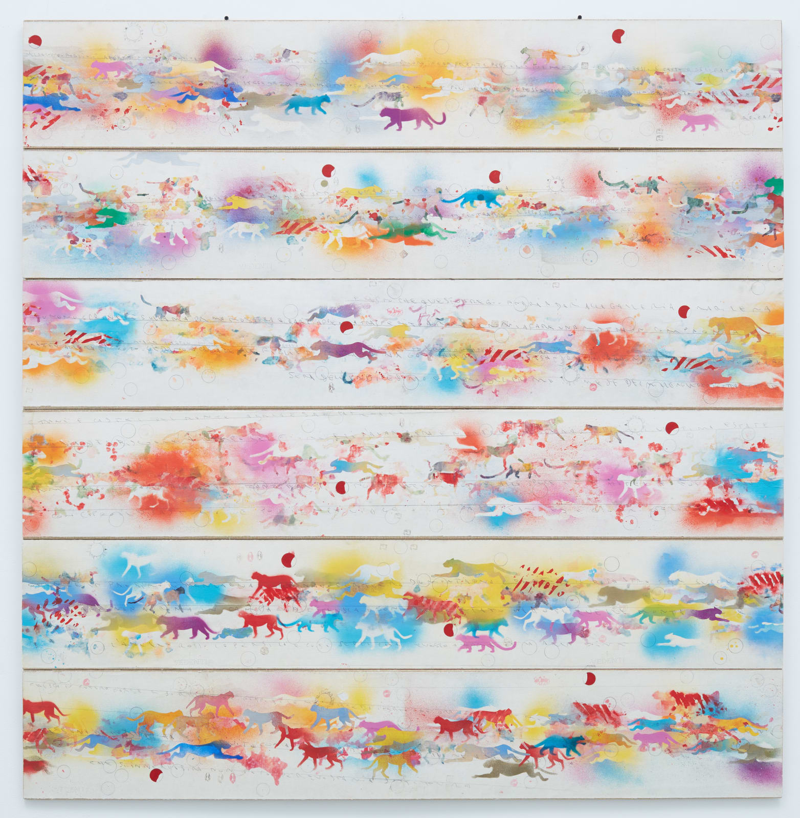 Alighiero Boetti, Fregio, 1987-91