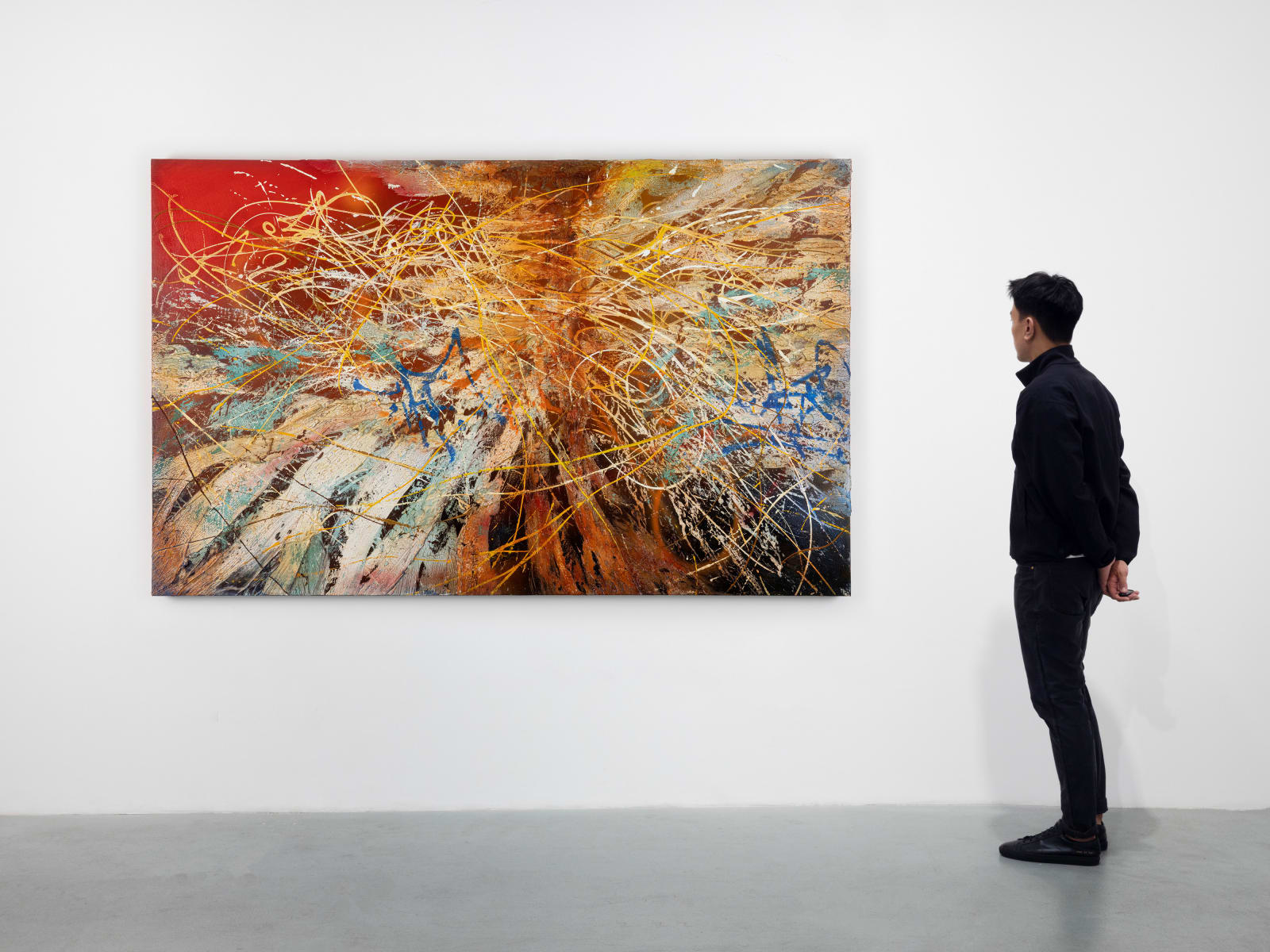 José Parlá, Psycho-Geographical Texture, 2023