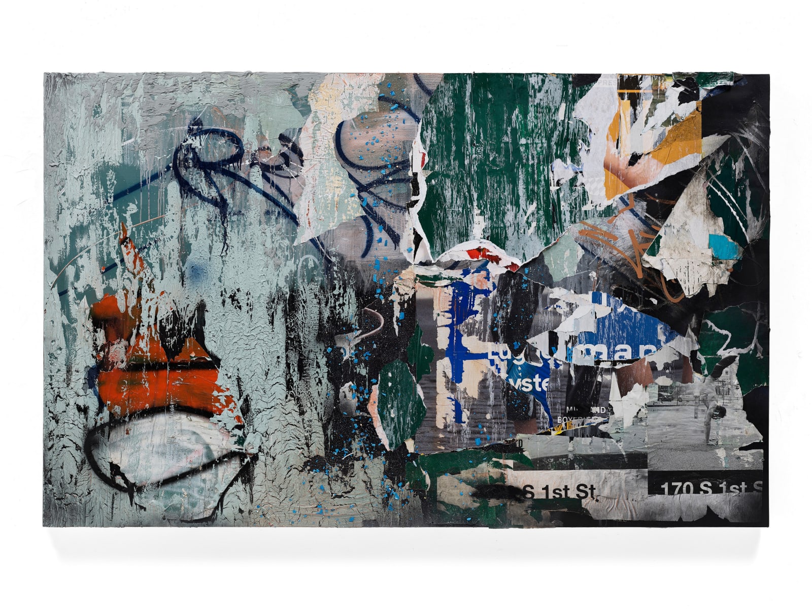 José Parlá, Manifestation of the Body's Revolution, 2018