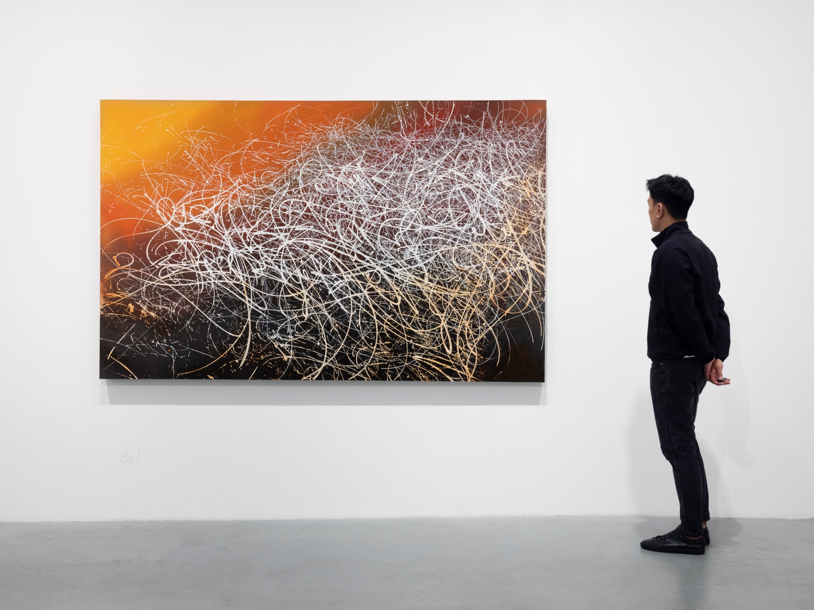 José Parlá, Seeing in Phosphene, 2023