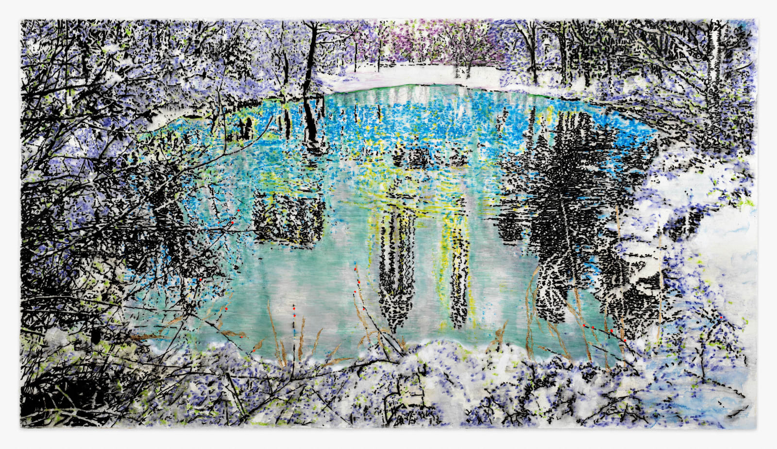 Ena Swansea, Central Park pond 2, 2019