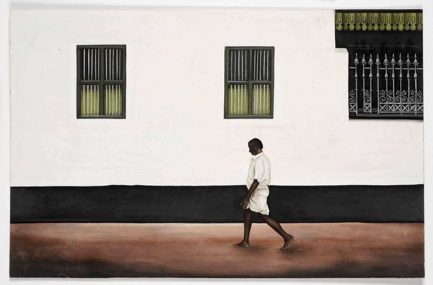 Desmond Lazaro, Walking past a Chettinad Palace, 2011