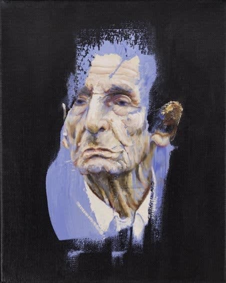 Clare Shenstone, Study of Speaker's Head on Blues, 2007