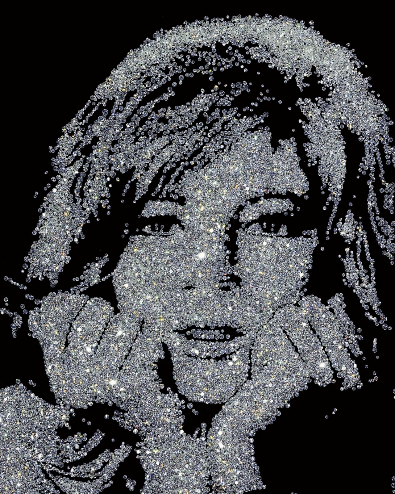 Vik Muniz, Monica Vitti (Pictures of Diamonds), 2004