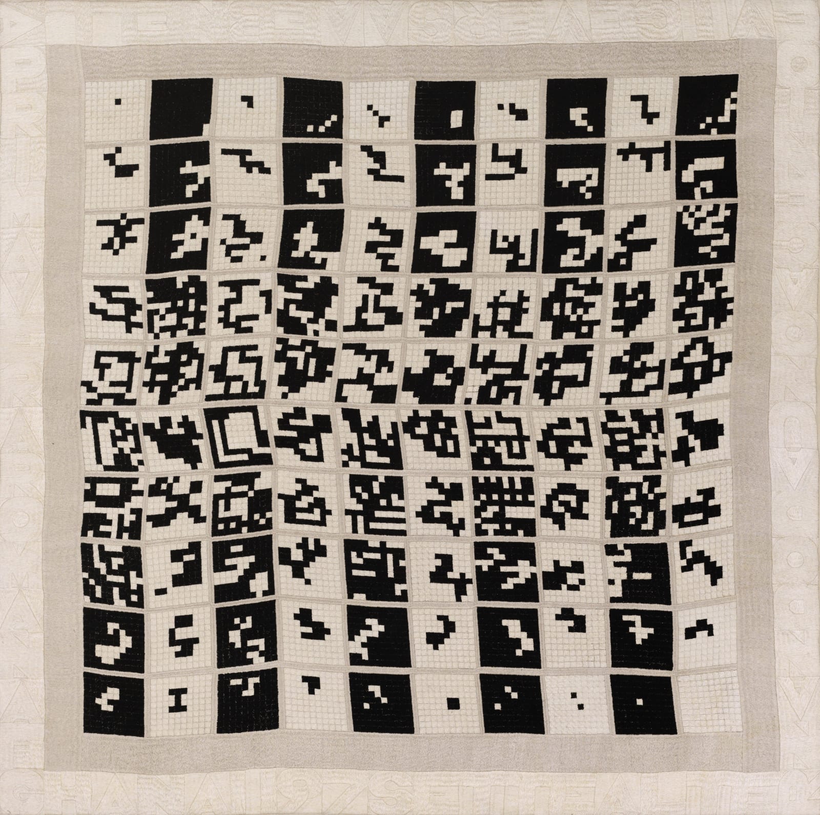 Alighiero Boetti, Alternando da uno a Cento e Viceversa, 1977-1978