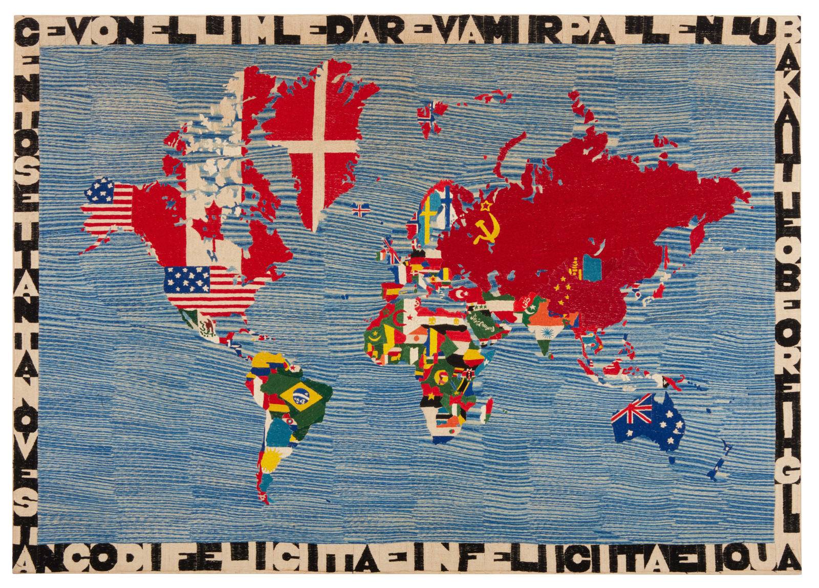 Alighiero Boetti, Mappa, 1979