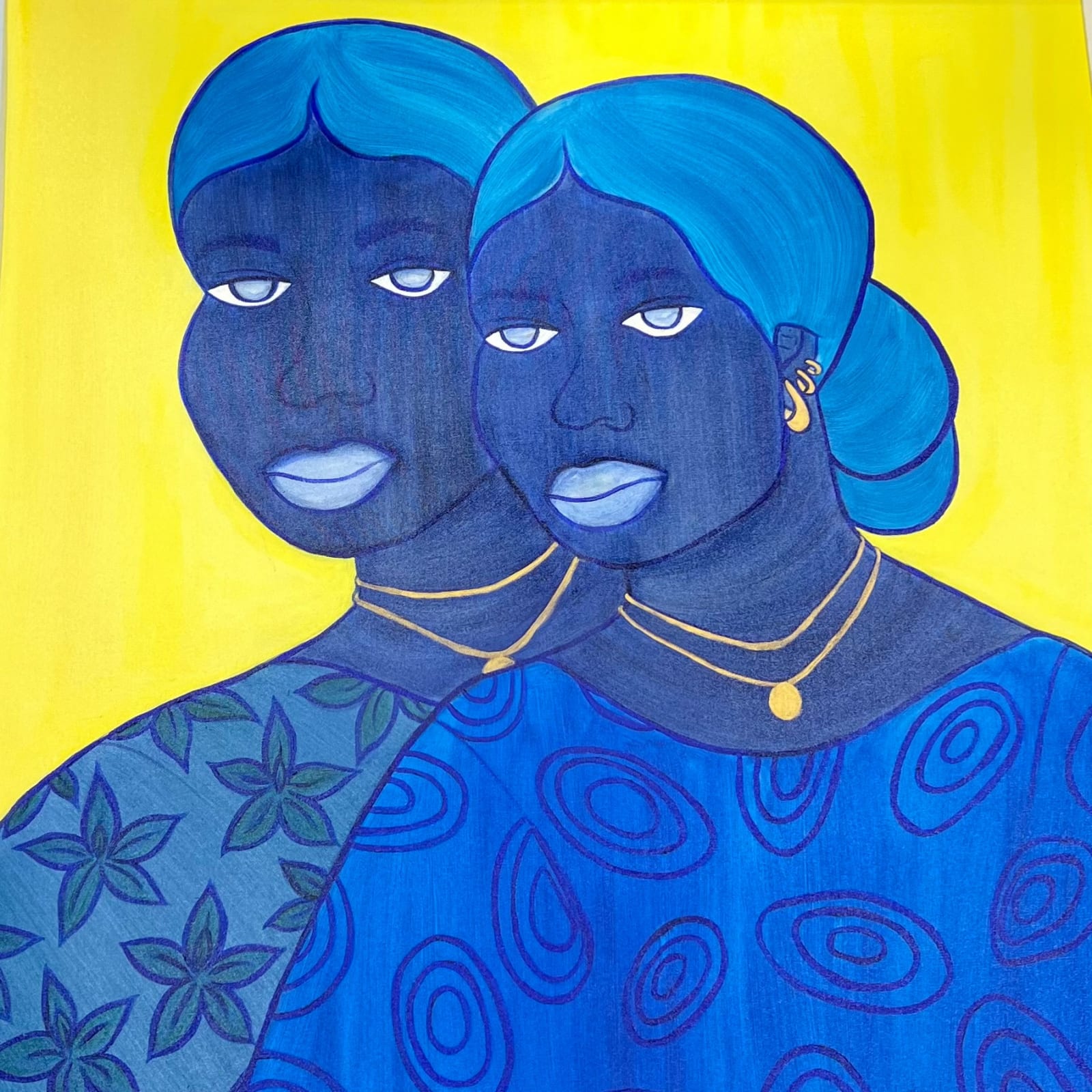 Fadekemi Ogunsanya, Two Women (After Frida), 2022