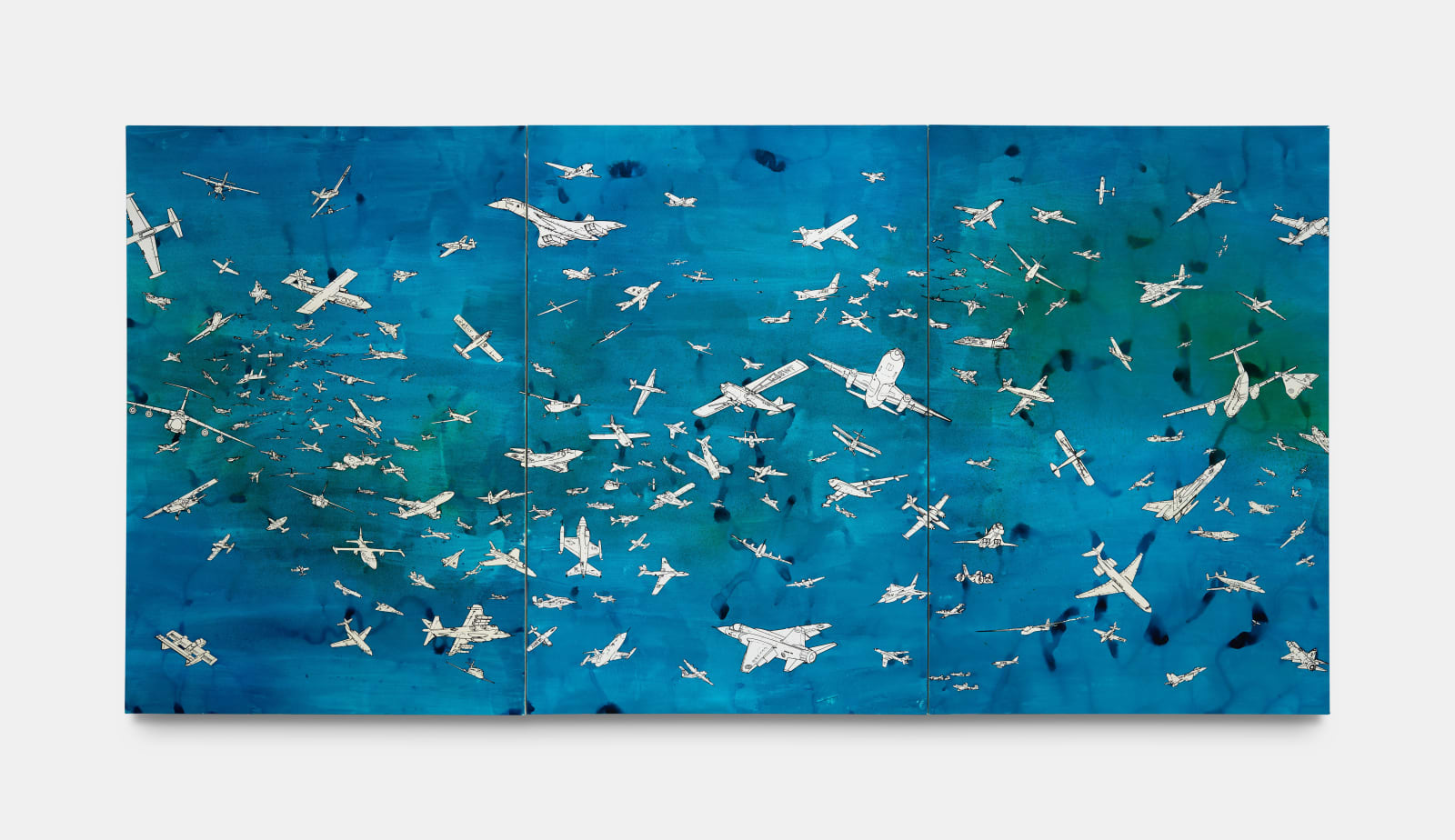 Alighiero Boetti, Aerei, 1989