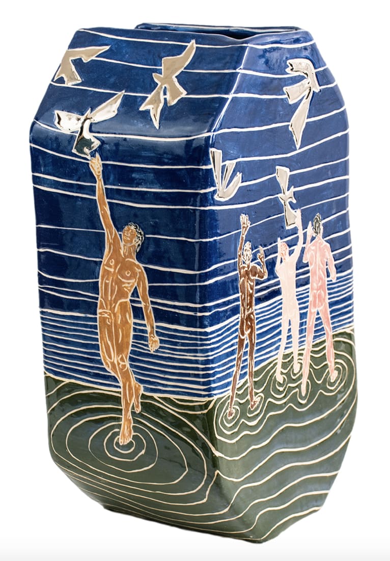 Krysztof Strzelecki, Sky with Birds , 2022