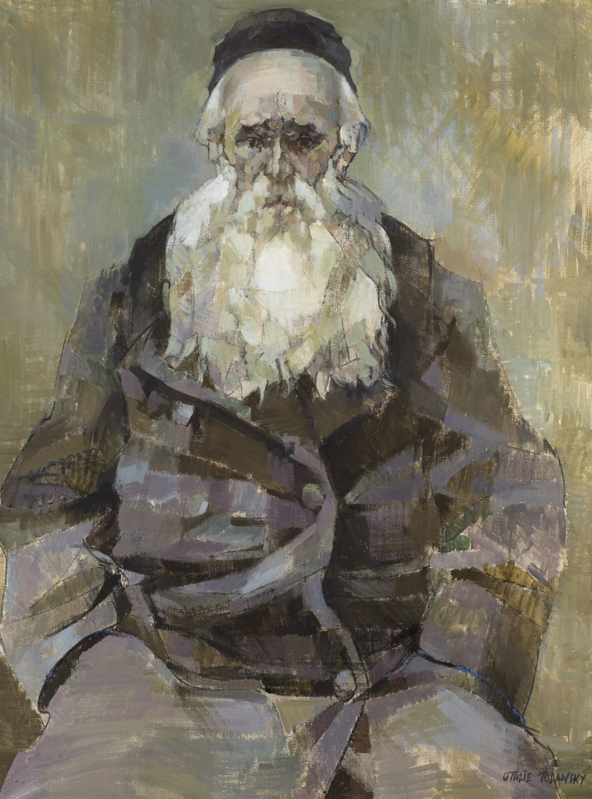 Ottilie Tolansky, Portrait of Rabbi Joseph Trostmann