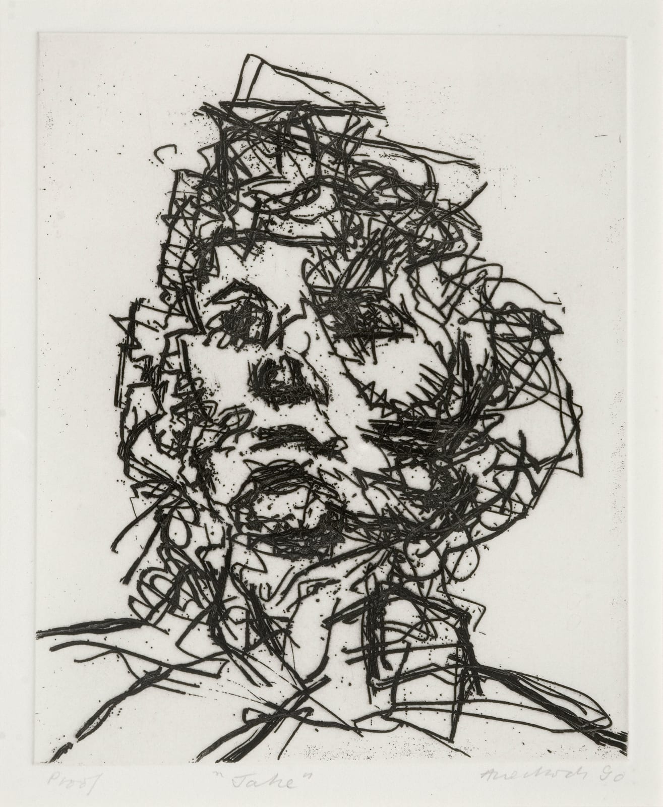 Frank Auerbach, Jake, 1990 Ben Uri Gallery and Museum