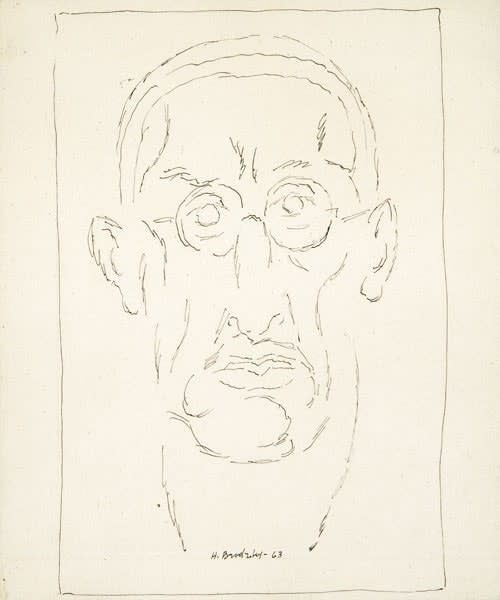 Horace Brodzky, Self-Portrait, 1963