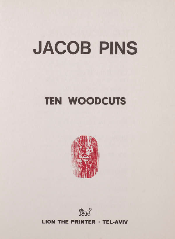 Jacob Pins, Ten Woodcuts (title page)