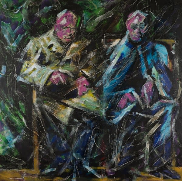 Vitaly Komar and Alexander Melamid, Yalta 1945 (3: Churchill and Roosevelt), 1986-87