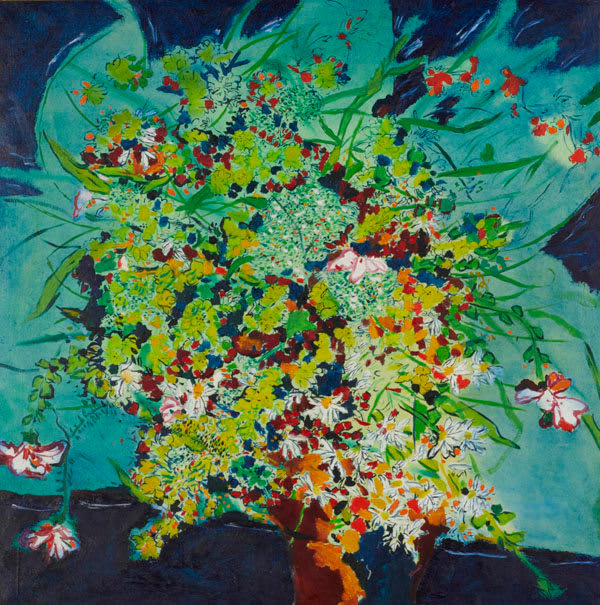 Philip Sutton, Heather's Flowers | Ben Uri Gallery and Museum