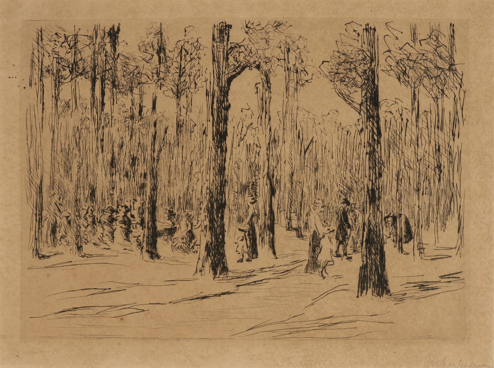 Max Liebermann, Woods at Scheveningen
