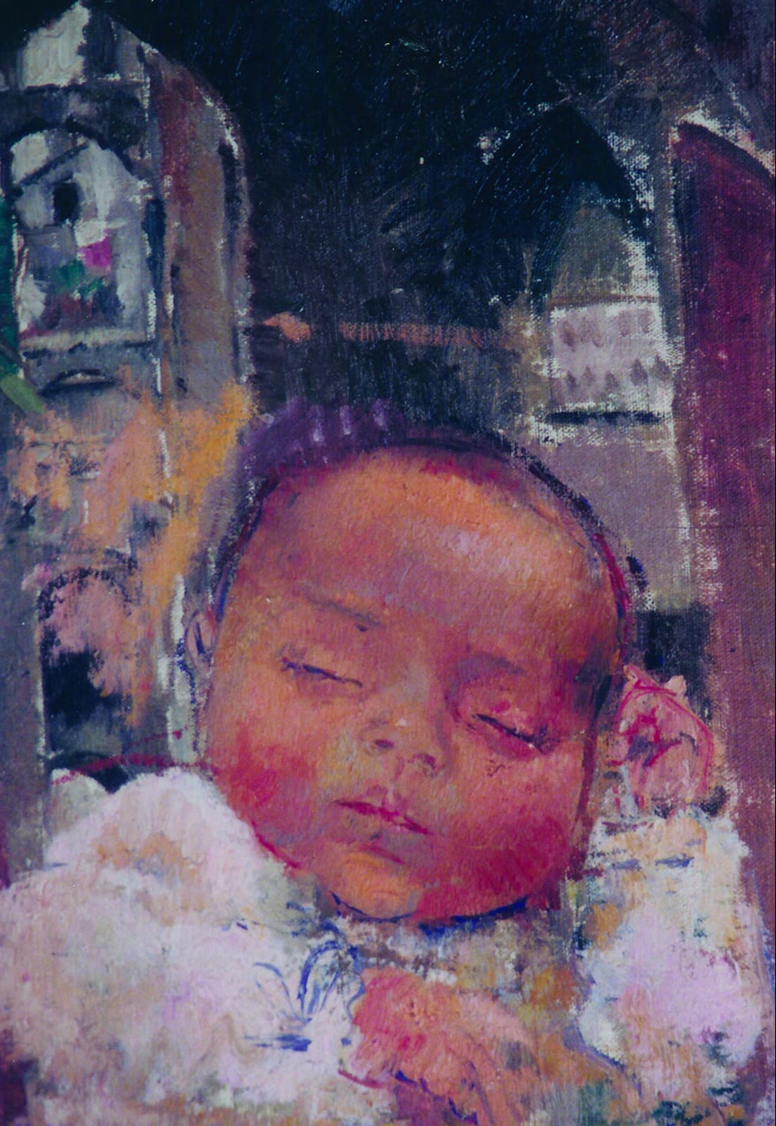 Clara Klinghoffer, Baby in Italian Church, 1932